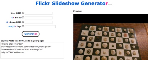 flickr-slideshow-generator
