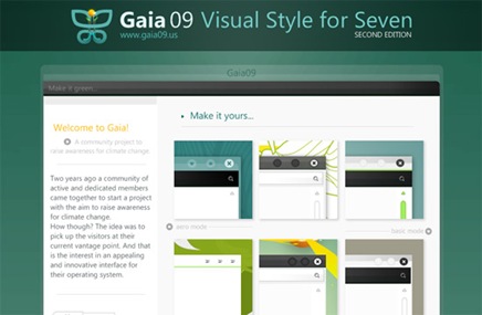 Gaia09 Green Visual Style
